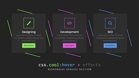 How To Create Responsive Services Section Using Html And Css Youtube