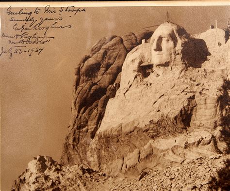 Gutzon Borglum - Mt Rushmore Sculptor with JSA Authenticated Signature – Millionaire Gallery