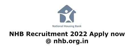 Nhb Recruitment Apply Now Nhb Org In