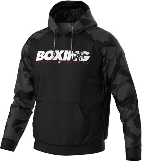 Extreme Hobby Bluza Męska Dresowa Z Kapturem Poliestrowa Bold Boxing ...