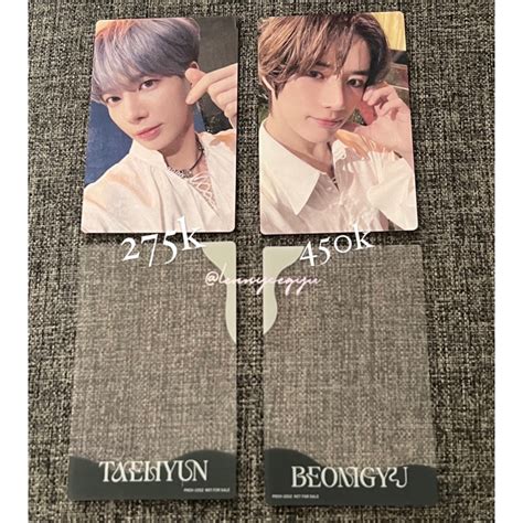 Jual Ready Beomgyu Taehyun Weverse Ver Txt Photocard Sweet Album Japan