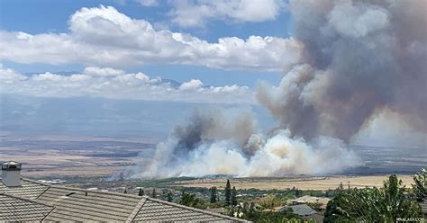 Massive Maui Fires Almost Contained - Maalaea Town - Maui Hawaii