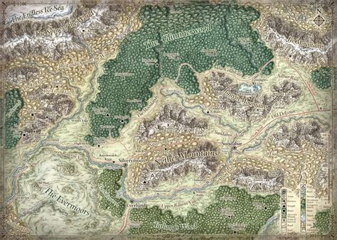 17 Best images about Forgotten Realms Maps on Pinterest | Lands in ...