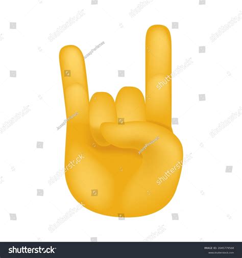 Heavy Metal Hand Emoji Photos and Images | Shutterstock