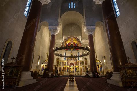 Belgrade Serbia February Interior Church Of Saint Mark