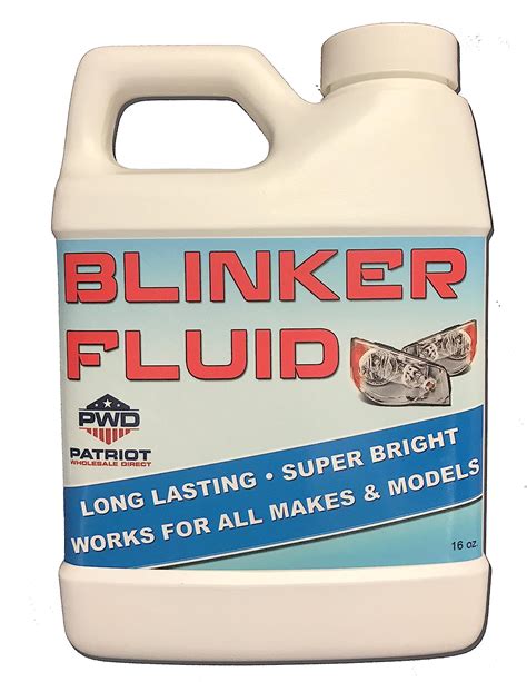 Buy Blinker Fluid - 16oz - Great Gag Gift or Prank for Cars Online at ...