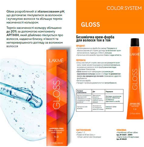 Краска для волос Lakme Gloss – качественное окрашивание