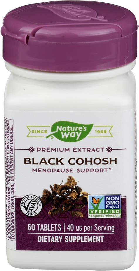 Natures Way Black Cohosh Root Extract 60 Ct Health