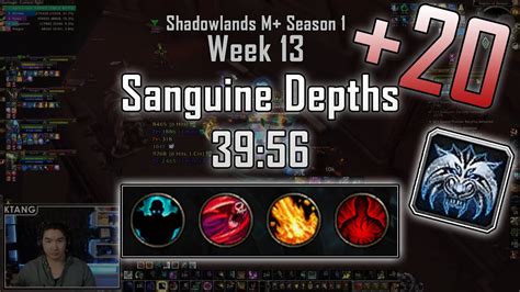 Sanguine Depths 20 Windwalker Monk Week 13 WoW Shadowlands 9 0