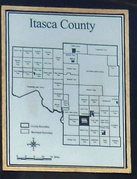 Itasca County Map Detailed