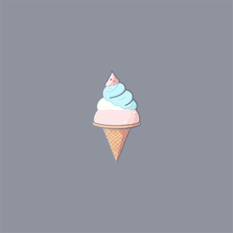 Premium Vector A Cute Ice Cream Vector Ice Cream Art Work