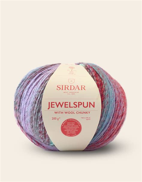 Sirdar Jewelspun With Wool Chunky Self Striping Blended Yarn Sirdar