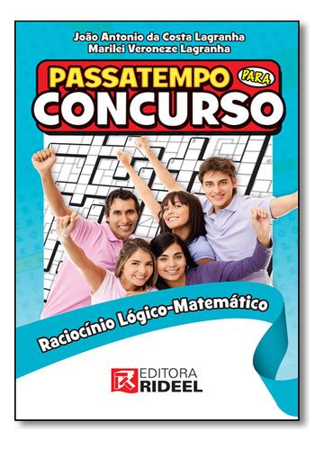 Livro Passatempo Para Concurso Raciocínio Lógico matemático MercadoLivre