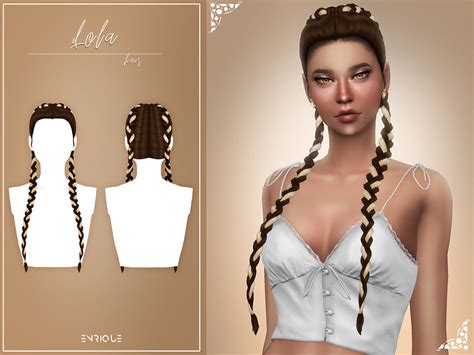 The Sims Resource Enriques Lola Hairstyle