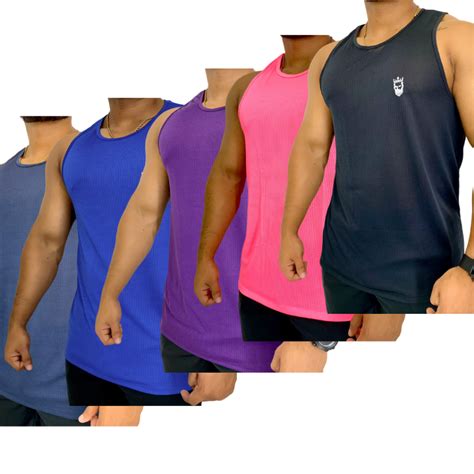 Regata De Academia Camiseta Fitness Dryfit Masculina Para Treino