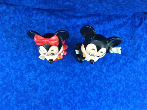 Vintage Mickey Mouse and Minnie Mouse Banks Walt Disney Productions - Etsy