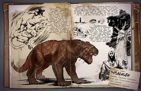 Ark Survival Evolved Dossiers Thylacoleo By Djdinojosh On Deviantart