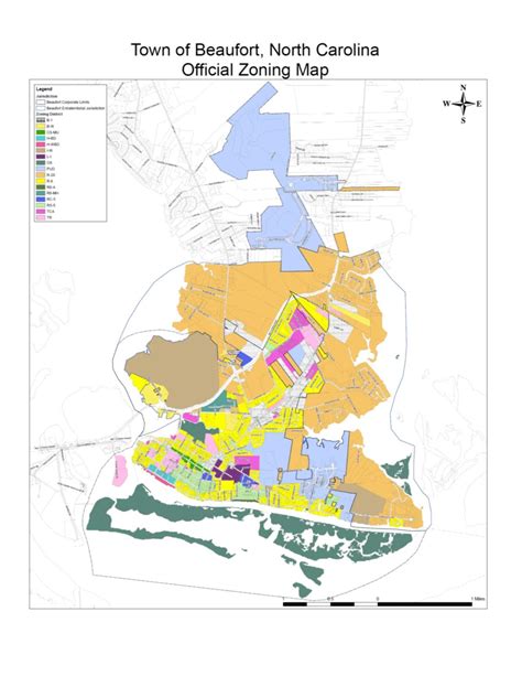 Town Of Beaufort Zoning Map Beaufort Nc