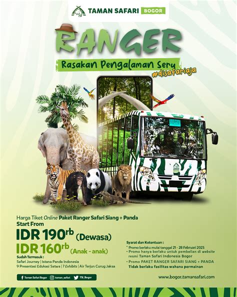 Silahkan Pilih Ini Beragam Promo Tiket Masuk Taman Safari Bogor Selama