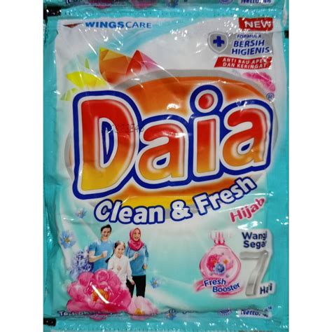 Jual Daia Detergent Softener Bubuk Sachet G Shopee Indonesia