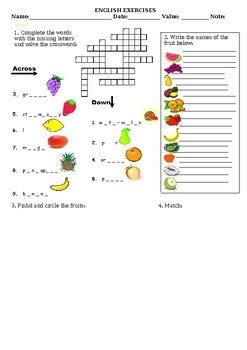 Fruit Test By Chihabb Othmonnre TPT