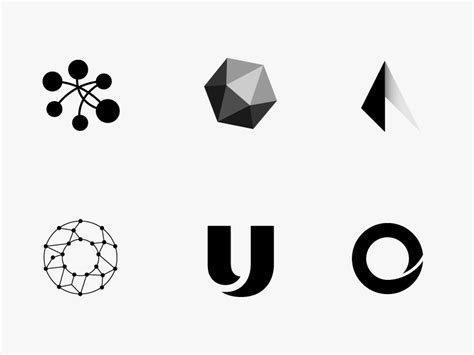 Random unused logo shapes by mikebarker on Dribbble