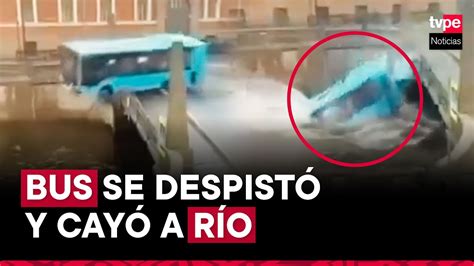 Bus cae a río y deja al menos tres fallecidos en Rusia YouTube