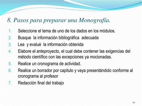 PPT Cómo hacer una Monografía PowerPoint Presentation free