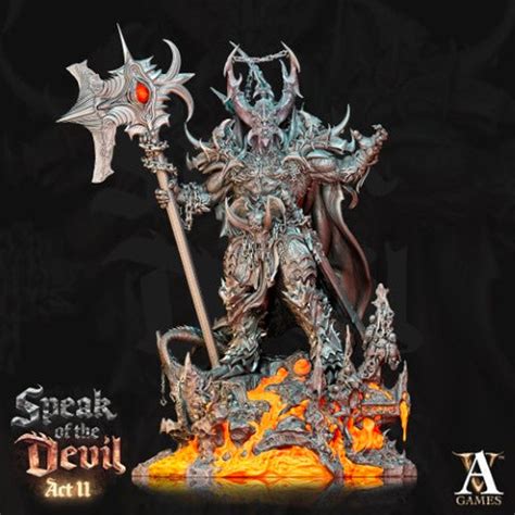 Astaroth Archdevil Of Wrath Dnd Miniature L 3d Printed Demon L Dungeons