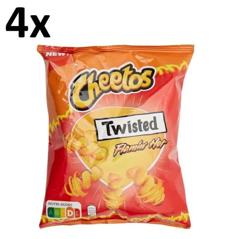 X Cheetos Twisted Flamin Hot Crisps Flavored Spicy Flavor Chips G Oz EBay
