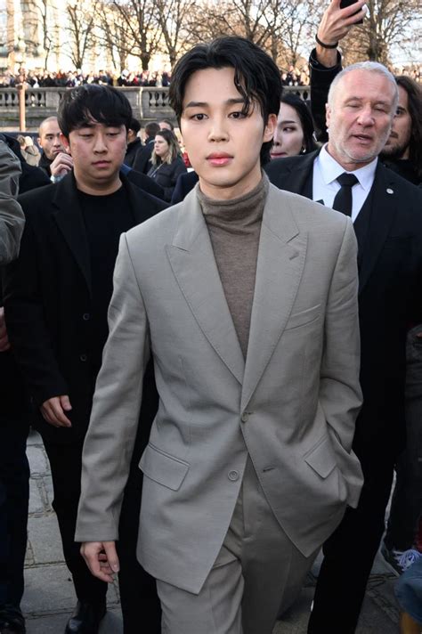 Jimin At Dior Winter Men S Fashion Show Men Fashion Show