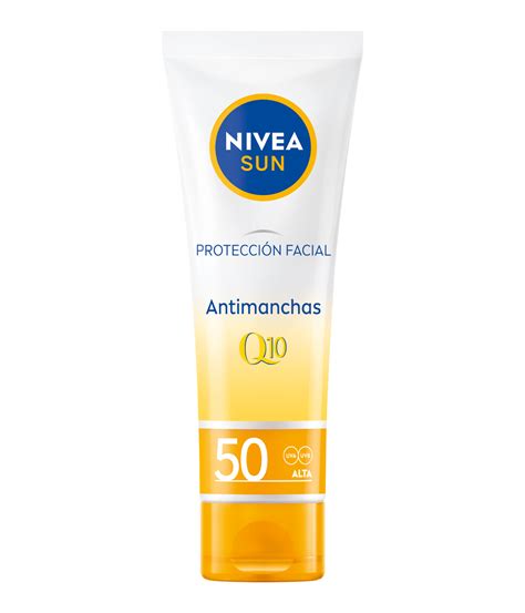 Protección Facial Q10 Antimanchas Antiedad FP50 NIVEA SUN