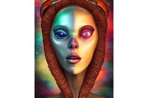 Alien Female Graphic By L M Dunn · Creative Fabrica