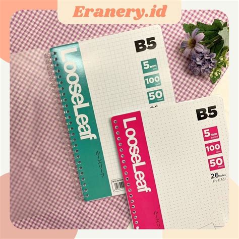 B Loose Leaf B Loose Leaf Gsm Dotted Grid Kertas Binder