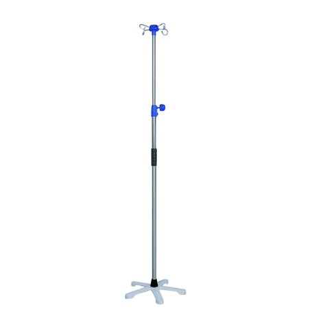 Hospital Infusion Stand Legs Iv Pole Height Adjustable Stainless