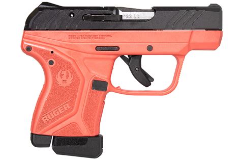 Ruger Lcp Ii 22lr Pistol Custom Red Titanium Cerakote 13723 City