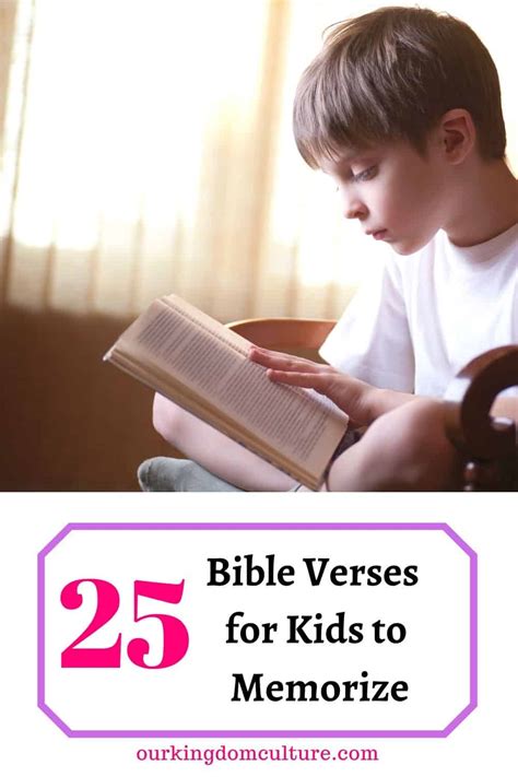 25 Bible Verses For Children That They Need To Know Our Kingdom Culture