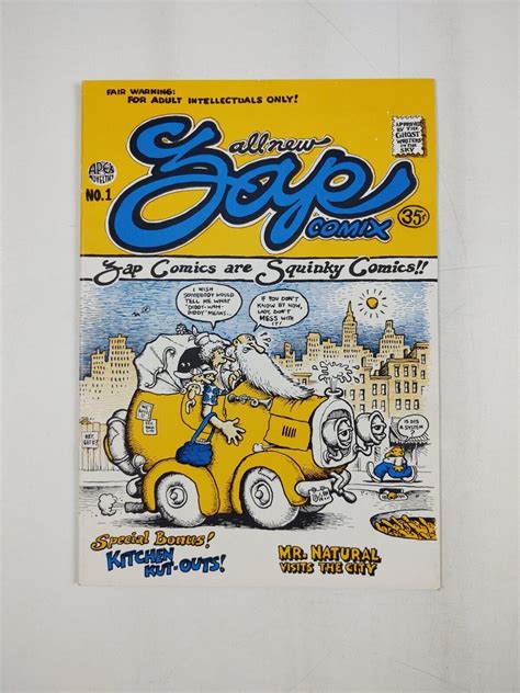 Zap Comix Fn Rd Print Robert Crumb Apex Underground Comix