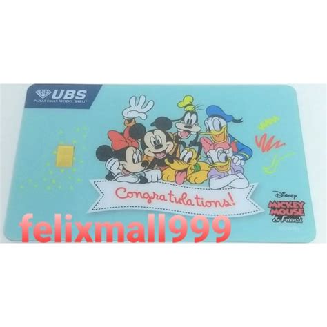 Jual GIFT SERIES UBS DISNEY 0 1 GR HAPPY WEDDING BIRTHDAY THANK YOU