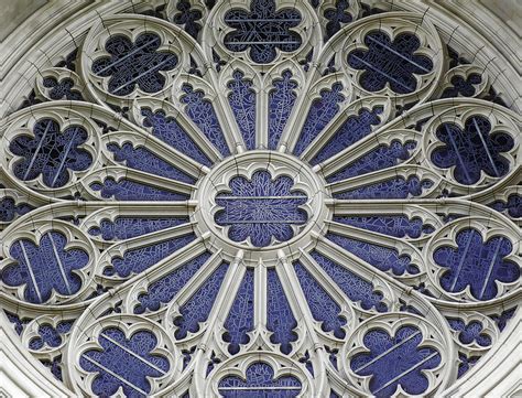 Washington National Cathedral West Rose Window Photograph by Andy McAfee