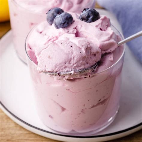 OMG Worthy Lemon And Blueberry Keto Cheesecake Fluff Keto Pots