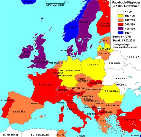 Europakarte Aktuell