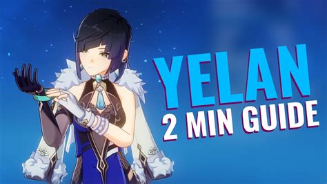 How To Build Yelan Genshin Impact Youtube