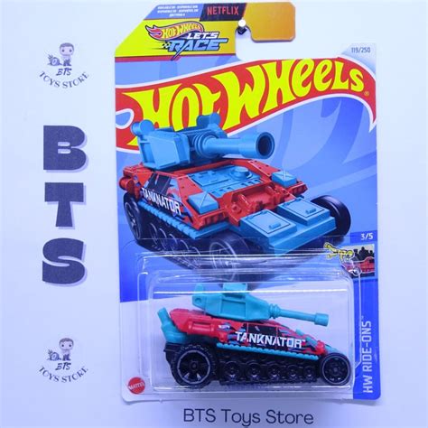 Jual Hot Wheels Tanknator Hijau Tosca Merah Shopee Indonesia