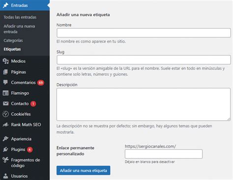 Etiquetas En Wordpress Qu Son Y C Mo Usarlas