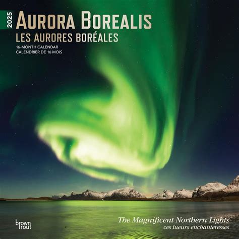 Aurora Borealis Les Aurores Bor Ales X Inch Monthly Square