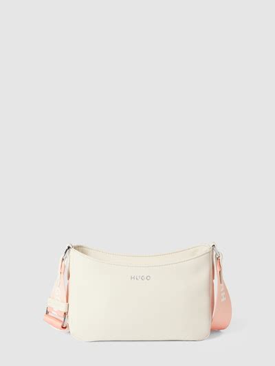 Hugo Hobo Bag Mit Label Details Offwhite Online Kaufen