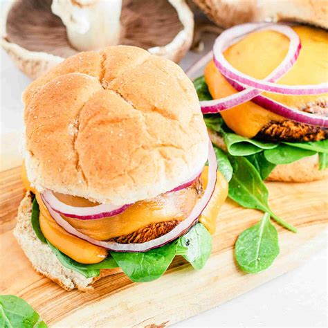 Portobello Mushroom Burger - Common Threads