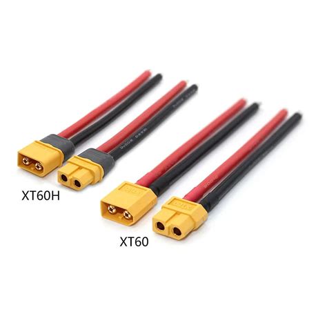 Amass Xt60h M Female Connector Xt60 Plug Cable With Silicone Wire 12awg 150mm For Rc Lipo