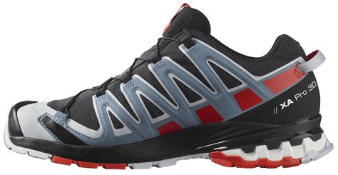 Zapatilla Salomon XA PRO 3D V8 GTX Negro Gris Rojo